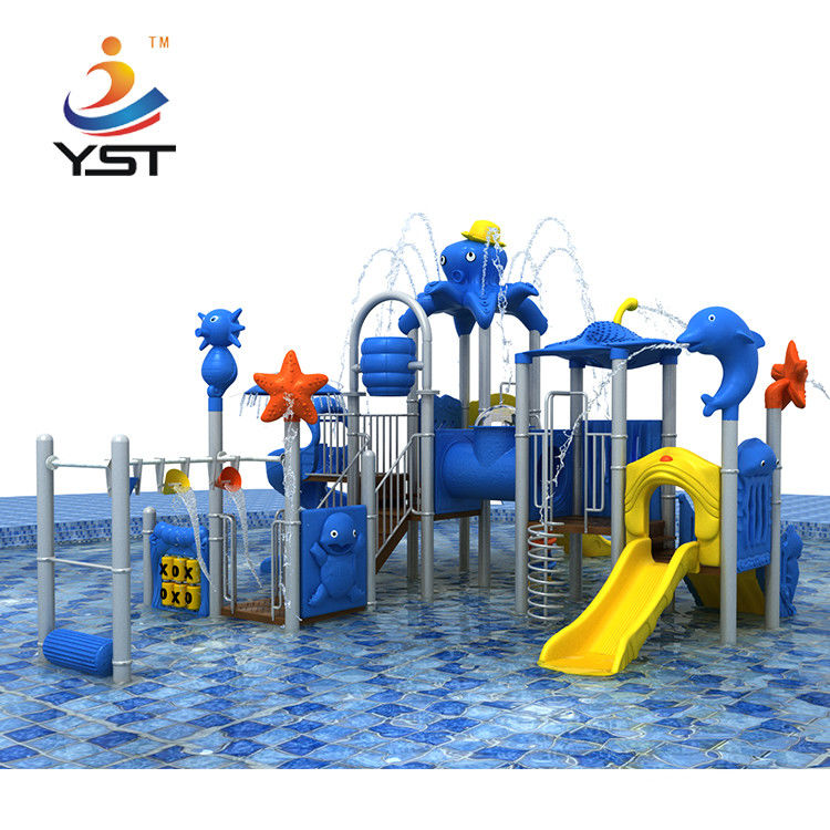 Happy Plastic Water Slide 1010 * 410 * 465 CM Skid Proof ROHS Approved