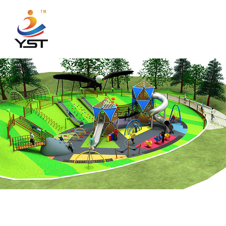 Park Custom Made Playground Slides , Outdoor Stainless Steel Slide