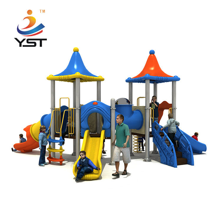 GS Adventure Park Galvanized Kids Playground Slide 15 Kids Capacity