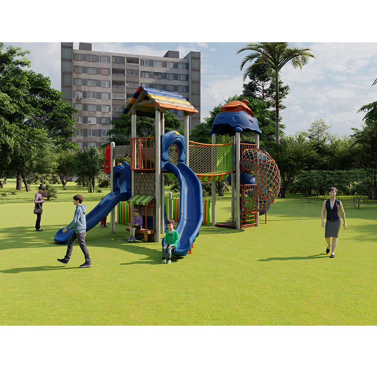 LLDPE 304 Stainless Kids Playground Slide Attractive Children