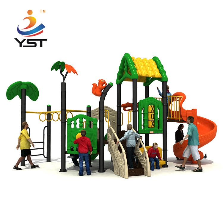 114mm Pipe Amusement Park Plastic Playground Slide OEM Anti Static