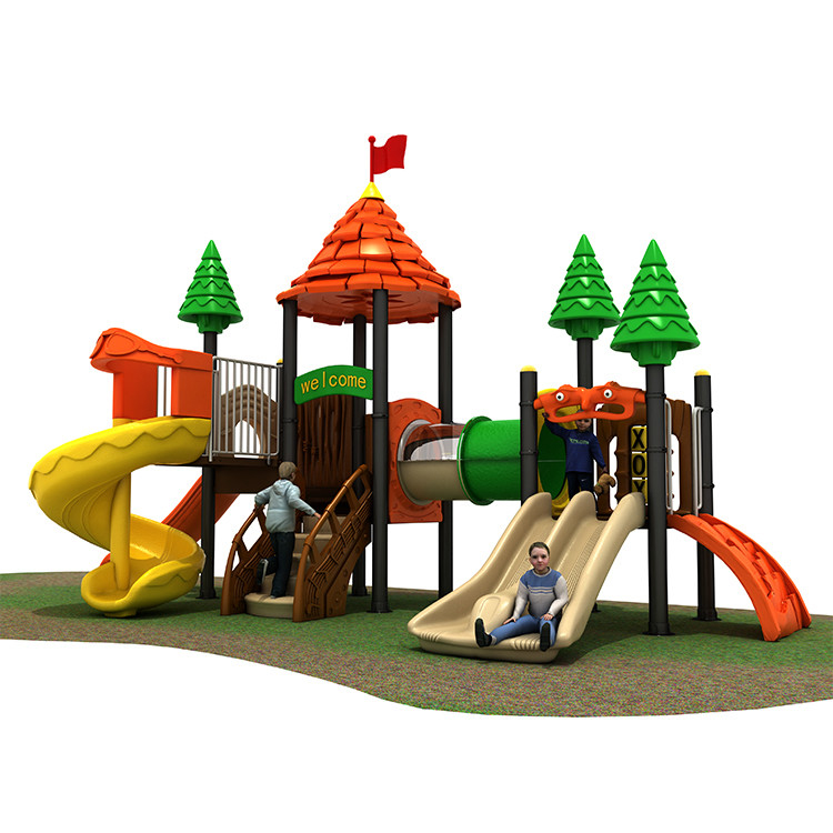 Customized Outdoor Playgrounds Slide Large Amusement Park Toys For Children