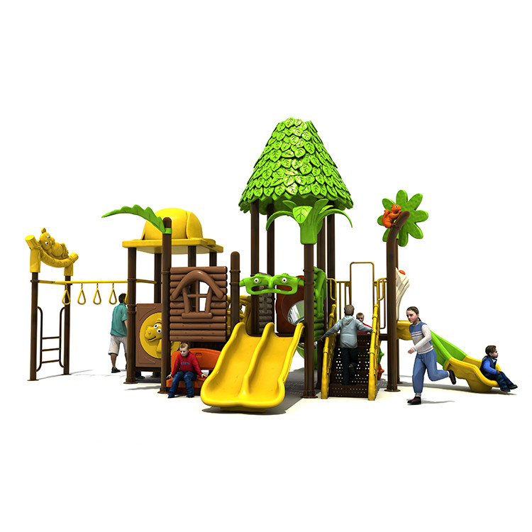 Colorful Playground Backyard Outdoor Slide 19033 Commercial Children Garden