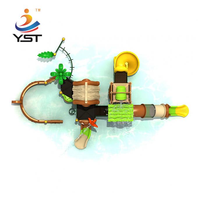 Outdoor Water Park Playground Equipment , Water Park Play Structures ROHS Approved