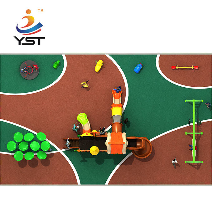 Children plastic outdoor playground slides for sale